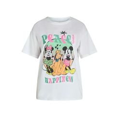 This Disney Tee Features A Vibrant "Peace And Happiness" Design With Mickey, Minnie, And Pluto. Made From A Comfortable Cotton-Polyester Blend. Ideal For Casual Wear. Colorful Graphic Print Soft And Breathable Fabric Crew Neckline Short Sleeves Available In Multiple Sizes Small: 4-6, Large: 12-14 Size: Womens S, M,L Condition: New Without Tags Bundle 2 Or More For 15% Off. Happiness Design, Disney Tee, Peace And Happiness, Peace Happiness, Disney Tees, Disney Shirt, Disney Ladies, Disney Tops, Mickey Minnie