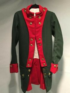 Tail Coat, Century Uniforms, Mens Wool Coats, Wool Accessories, Military Uniforms, Green Wool, Military Uniform, Mens Green, Historical Clothing