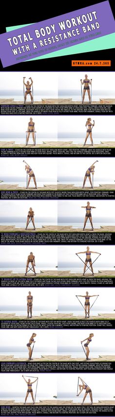 an image of a woman doing different exercises