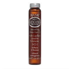 Give damaged, over-processed hair a miracle makeover with HASK Keratin Protein Smoothing Shine Oil. This lightweight, alcohol-free instantly absorbing oil provides a gorgeous shine with no oily residue. Hair Care Oils, Keratin Smoothing, Shine Hair, Best Hair Oil, Keratin Hair, Hair Shine, Hair Repair, Heat Styling Products, A Miracle