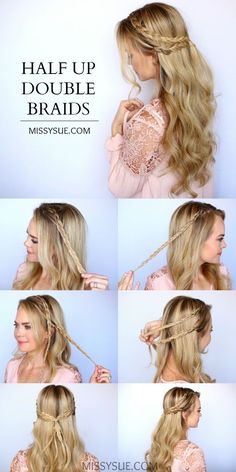 15 easy prom hairstyles for medium to long hair you can DIY at home with step to step tutorials #prom #hairstyles #updo #promhair #longhair Wedding Blonde, Grunge Hairstyles, Long Balayage, Brunette Hairstyles, Androgynous Hair, Simple Prom Hair, Hairstyles Homecoming, Hairstyles Hoco, Long Brunette