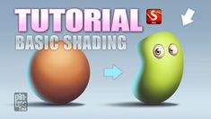 an animated video game showing how to use the basic shader for creating 3d shapes