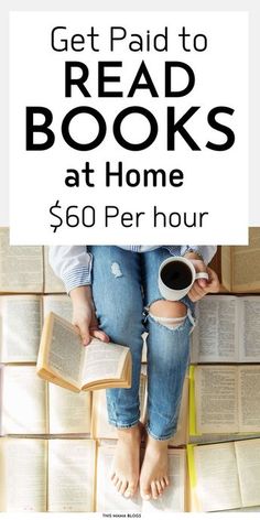 the cover of get paid to read books at home $ 600 per hour