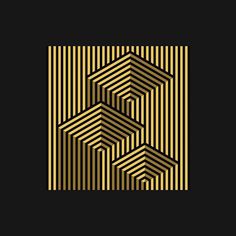 an abstract golden pattern on a black background with the words,'i am not sure what