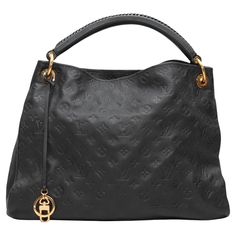 Navy Louis Vuitton Artsy MM Tote. The Artsy MM Tote features a monogrammed leather body, gold-tone hardware, and a single top handle. 16" L x 12.75" H x 7.5" D, 6.5" handle drop. Louis Vuitton Croisette, Louis Vuitton Artsy Mm, Louis Vuitton Store, Black Louis Vuitton, Louis Vuitton Artsy, Straw Tote Bag, Togo Leather, Monogram Tote, Lv Monogram