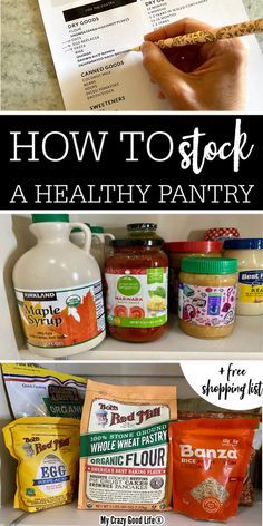 how to stock a healthy pantry with the help of an expert chef and cookbook