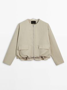 Find MASSIMO DUTTI Bomber Jacket With Zip And Pockets on Editorialist. Bomber jacket with zip and pockets Spring Utility Outerwear With Zipper Closure, Utility Jacket With Zipper For Workwear, Utility Jacket With Zipper Closure For Work, Beige Outerwear With Zipper For Work, Beige Outerwear With Zipper Closure For Work, Spring Utility Jacket With Zipper For Work, Spring Workwear Outerwear With Cargo Pockets, Beige Spring Outerwear With Multiple Pockets, Utility Jacket With Zip Cuffs For Fall