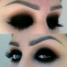 Black Eyeshadow Makeup, Maquillage Goth, Fete Emo, Outfit Indie, Kawaii Grunge, Grunge Pastel, Eyeliner Tips, Gothic Mode, Goth Kawaii