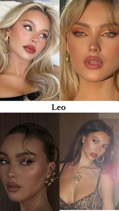 #makeup #makeupinspo #leo #zodiacsignmakeup Leo Zodiac Makeup Looks, Leo Rising Makeup Looks, Leo Makeup Looks, Capricorn Makeup Aesthetic, Leo Rising Aesthetic Makeup, Venus Leo Style Aesthetic, Leo Venus Makeup, Leo Rising Fashion, Leo Makeup Zodiac Signs