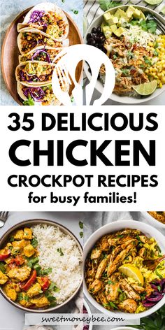 35 delicious chicken crockpot recipes for busy families