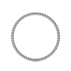 Whether you’re looking to purchase your first stackable ring or simply want to expand your current collection, this stackable beaded ball ring is a great choice. The string of tiny beads creates an elegant jewelry piece, handcrafted in your preferred metal: sterling silver, white gold, yellow gold or rose gold. Minimalist Beaded Bracelets With Tiny Beads, Minimalist Tiny Beaded Bracelets, Minimalist Stackable Beaded Bracelets, Minimalist Silver Beads Round Jewelry, Minimalist Round Silver Beads Jewelry, Dainty Stackable Round Band Bracelets, White Gold Beaded Bracelets With Silver Beads, Dainty Beaded Bracelets With Ball Chain, Minimalist Beaded Bracelets With Polished Beads