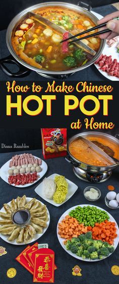 the cover of how to make hot pot at home