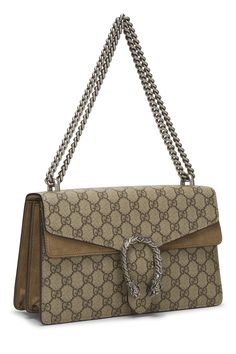 Find GUCCI Original Gg Supreme Canvas Dionysus Shoulder Bag Small on Editorialist. This Gucci GG Supreme Canvas Dionysus Shoulder Bag features a flap open closure with a tiger head closure, a metal chain strap, and the brand's signature GG monogram print. It is made of GG Supreme canvas and suede. The bag has a small dimension. Designer Bags With Chain Strap For Daily Use, Gucci Shoulder Bag With Silver-tone Hardware For Daily Use, Gucci Bags With Branded Hardware For Daily Use, High-end Gucci Shoulder Bag, Gucci Travel Bags With Silver-tone Hardware, Gucci Shoulder Bag With Chain Strap, Gucci Bag With Silver-tone Hardware For Everyday Use, Gucci Travel Bag With Chain Strap, Designer Gucci Shoulder Bag