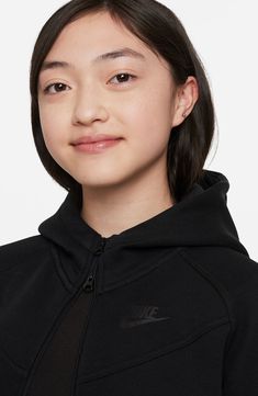 Designed to keep your kiddo warm without weighing them down, this tech fleece hoodie features front zip pockets to keep essentials and snacks secure. 53% cotton, 47% polyester Machine wash, line dry Imported Nike Vest, Tech Fleece Hoodie, Cheat Code, Nike Sportswear Tech Fleece, Kids Sportswear, Nike Tech Fleece, Nike Tech, Tech Fleece, Nike Kids