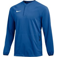 Nike Stock Long Sleeve Windshirt. From the dugout to the outfield, water-resistant shirt stands up to wind, light rain, and the chill. Draw cord at hem adjusts to keep out the cool air. Zip kangaroo pocket secures valuables. 90/10 Polyester/spandex. Nike Stock, Keep Out, Nike Long Sleeve, Light Rain, The Outfield, Christmas 2024, The Cool, Kangaroo Pocket, Polyester Spandex