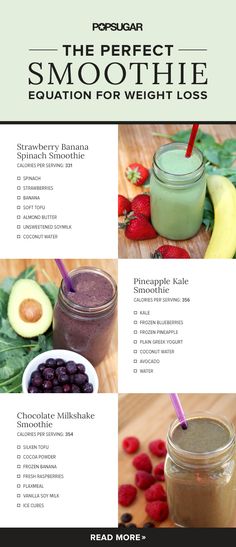 an image of smoothie ingredients on the web page