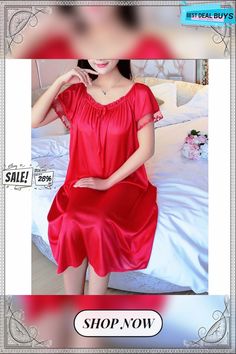 Women's Casual Dress Summer Dress Midi Dress Polyester Sexy Dressy Patchwork Color Block Round Neck Party Home Light Pink Black Summer Spring One-size Stretch Sleep Dress, Elegant Short Sleeve Dresses For Night, Elegant Short Sleeve Night Dress, Red Dresses For Night, Summer Dress Midi, Casual Dress Summer, Midi Dress Summer, Dress Midi, Polyester Dress