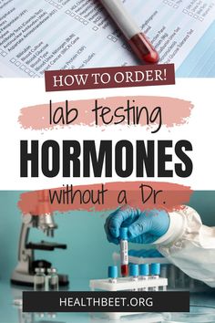 If you've been wanting to get your hormones tested, but not wait for a dr. to order it for you, take control of your own health and order it yourself! It not only saves you money and hassle, but you can do it on your own schedule. Testosterone Therapy, Low Libido, No Calorie Foods, Calorie Counting