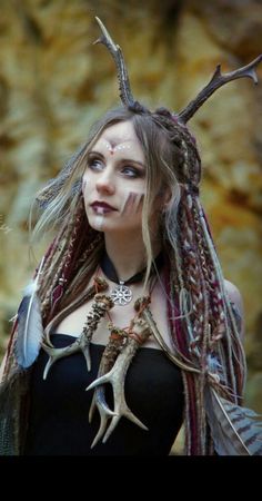 Larp Costume, Fantasy Photography, Witch Costume, Beltane, Fantasy Costumes, Warrior Princess, Halloween Make, Costume Makeup, Hippie Style