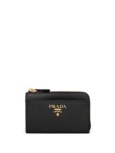 Shop black Prada zipped pouch keychain with Express Delivery - Farfetch Luxury Black Coin Purse With Interior Key Chain Holder, Luxury Leather Coin Purse With Zipper Closure, Key Chain Wallet, Leather Zip Pouch, Prada Wallet, Gold Wallet, Prada Nylon, Key Pouch, Keychain Wallet