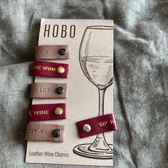 Nwt! Cranberry And Cameo Leather. Wine Diva, Here For The Wine, I Wine A Lot, But First, Wine, Wine Not?, And Sip Happens. Leather Wine Bag, Cricut Leather Engraving, Laser Gifts Ideas, Laser Leather Ideas, Wine Carrier Bags, Leather Charms, Wine Accessories Gift, Wine Themed Gifts, Sip Happens