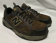 New Balance 627 Steel Toe MID627v2 Brown Leather Suede Shoes Men's Size 13 Industrial Top of shoe has a spot rubbed in the fabric(pictured) Shoes have scuffs and wear from regular use(refer to pictures) Sides have scrapes and yellow marks(pictured) Please feel free to ask any questions. Suede Shoes Men, Fabric Pictures, New Balance Sneaker, Suede Shoes, Size 13, New Balance, Brown Leather, Shoes Mens, Feel Free