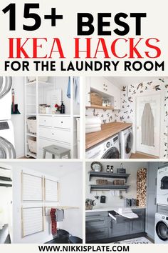 the best ikea hacks for the laundry room