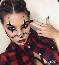 Cholo Makeup, Gangsta Clown Makeup, Halloween Constumes, Halloween Makeup Ideas, Halloween Makeup Scary