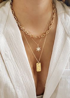 Shiny Northstar Necklace - Gold Filled – YUMIYU Sunshine Necklace, Sunflower Necklace, Beacon Of Hope, Moon Jewelry, Cheap Jewelry, Vintage Vogue, North Star, Gold Filled Jewelry, Star Charms