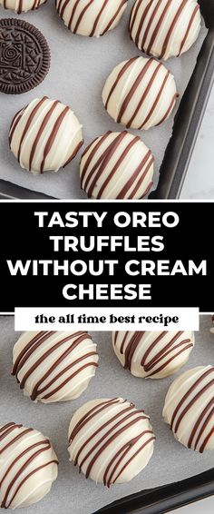 Image for Tasty Oreo Truffles Without Cream Cheese Cream Cheese Recipes, Fun Desserts, Cream Cheese, Cheese