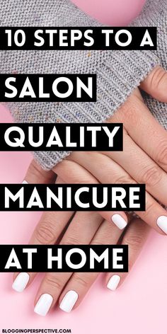 Diy Manicure At Home, Perfect Manicure At Home, No Chip Manicure, American Manicure, Diy Gel Manicure, Aries Women, Home Manicure