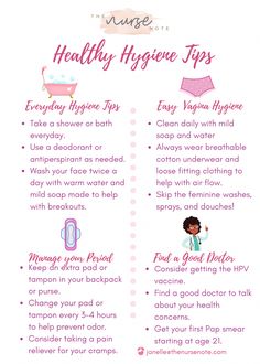 Down There Tips, Feminine Hygiene Routine, Health Checklist, Femininity Tips, Female Hygiene, Feminine Wash, Marketing Specialist, Women Health Care, Hygiene Tips