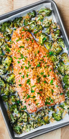 Sheet Pan Salmon and Broccoli with Garlic and Parmesan. Healthy Sheet Pan Dinners For Two, Weeknight Dinner High Protein, Low Carb Couscous Recipes, High Omega 3 Meals, Quick Healthy Dinner Salmon, Meal Prep Recipes Low Carb, One Pan Dinners Fish, Gluten Free Salmon Dinner, Salmon Recipes Baked Low Cholesterol