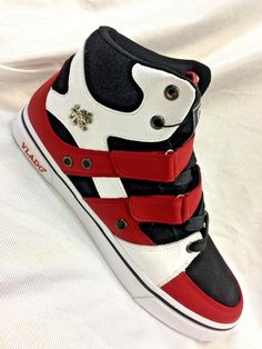 Find Men's Vlado Knight Red | Black | White Boots on eBay in the category Clothing, Shoes & Accessories>Men>Men's Shoes>Casual Shoes. Black Boots With Red Sole For Streetwear, Red Sole Lace-up Boots For Streetwear, Red Leather High-top Sneakers With Round Toe, Red Leather High-top Sneakers, Casual High-top Boots With Red Sole, Casual Black Boots With Red Sole, Red High-top Sneakers With Rubber Heel Cap, Red Casual High-top Sneakers With Studded Outsoles, Black White Boots