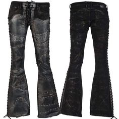 Wornstar Clothing, Custom Pants, Black Denim Pants, Rockstar Jeans, Custom Jeans, Waistcoat Dress, Rock Outfits, Mens Outfit Inspiration, Rocker Chic