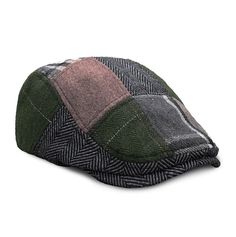 Multicolor Patchwork Casual Hat, Casual Multicolor Patchwork Hat, Multicolor Flat Cap For Outdoor, Boston Scally Cap, Scally Cap, Cap Men, Flat Cap, Caps Hats, Boston