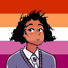 a drawing of a young man with curly hair in front of a colorful background that has the flag of south africa on it