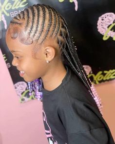 Lil Girls Hairstyles Black Braids, Braids For Girls Kids Black, Hairstyle Little Black Girls Braids, Black Lil Girl Braided Hair Styles, Hair Styles For Girls Kids Black, Hairstyles For Little Black Girls Easy Braided, Cute Straight Back Hairstyles, Cute Braided Hairstyles For Kids Valentines Day, Cute Little Baby Girl Hairstyles Black Braids