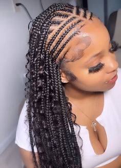 Braids 2023, Hairstyles Simple, Feed In Braids Hairstyles, Cute Braided Hairstyles, Braids Hairstyles Pictures