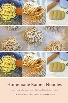 how to make homemade ramen noodles