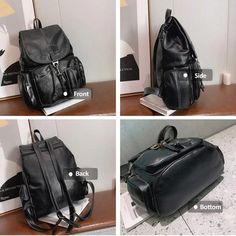 This Vintage Women Backpack for Teenage Girls is made of high-quality PU leather, making it soft and comfortable to wear. The adjustable padded shoulder straps make it ergonomic for daily use, while its spacious compartment makes it perfect for school, work, travel, shopping, hiking, and camping. It's a best seller in the fashion crowd and makes the perfect gift for home decorators and event planners. Premium PU Leather Construction: Crafted from high-quality PU leather, this vintage women's bac