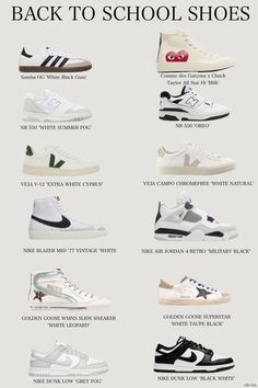 Shoes Aesthetic For School, Shoes Back To School 2024, Shoes To Buy 2024, Shoes School Aesthetic, Shoes To Get For Back To School 2024, 2024 School Year Shoes, Good Back To School Shoes, School Shoes 2024, Shoe Wishlist 2024