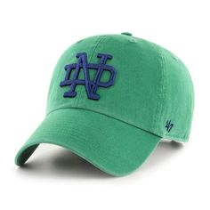 NOTRE DAME FIGHTING IRISH VINTAGE '47 CLEAN UP | ‘47 – Sports lifestyle brand | Licensed NFL, MLB, NBA, NHL, MLS, USSF & over 900 colleges. Hats and apparel. Notre Dame Game Day, Notre Dame Apparel, College Football Game Outfit, Notre Dame Shirts, College Hats, Sports Lifestyle, Irish Hat, Football Game Outfit, Team Gear