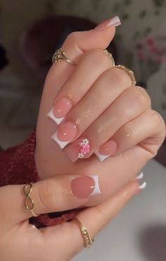 Sweet 17, French Tip Acrylic Nails, Work Nails, French Acrylic Nails, Classy Acrylic Nails, Short Square Acrylic Nails, Long Acrylic Nails Coffin, Acrylic Nails Coffin Pink