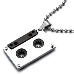 Brand: COOLSTEELANDBEYONDFeatures: Metal:Stainless Steel Finishing:Polished Chain:Steel hollow ball chain Dimension:2.1CM(0.82")wide x3.4CM(1.33")long x0.4CM(0.16")thick;Chain length: 75CM(29.3") Package: Jewelry Box with Brand Name COOLSTEELANDBEYOND Details: *Color 01 *Condition:100% brand new *Code:MP-238 *Metal:Stainless Steel *Finishing:Polished *Chain:Steel hollow ball chain *Clasp:Barrel ball chain connector *Dimension:2.1CM(0.82")wide x3.4CM(1.33")long x0.4CM(0.16")thick;Chain length: 75 Music Jewelry, Magical Jewelry, Mens Accessories Jewelry, Necklace For Men, Ball Chain, Resin Jewelry, Men Necklace, Chain Lengths, Chain Length