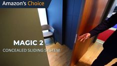 Milcasa Magic 2 Wall Mount Concealed Sliding System for Wood Doors - Co... Product Video, Bedroom Doors, Home Upgrades