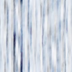 an image of a blue and white striped wallpaper pattern in shades of grey, light blue