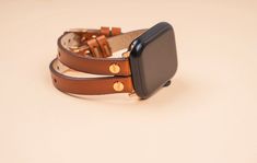 Leather Apple Watch Band 49 mm 38mm 40mm 41mm 42mm 44mm 45mm women Slim iWatch Strap Bracelet Series 8 7 6 5 4 3 2 SE Christmas Gift for Him ✽ DETAILS ✽ *Our Watch Band fits 155-200mm (6.1" - 8.0") wrists. *We can make a custom band with a different price. Please message us if you have a different wrist size. *Metal clasp/connector included 7 different color options for adapters (Silver, Gold, Rose Gold, Space Gray, Black, Blue & Red) Adapter color and buckle color will be same. ✽ PRODUCT DESCRI Trendy Brown Apple Watch Band For Gift, Trendy Brown Apple Watch Band As Gift, Brown Rectangular Apple Watch Band Gift, Luxury Adjustable Apple Watch Band For Gift, Rectangular Apple Watch Band Gift With Wrist Strap, Brown Bracelet Strap Apple Watch Band For Gift, Brown Bracelet Strap Apple Watch Band As Gift, Apple Watch Double Band Bracelet Strap As Gift, Gift Apple Watch Band Double Bracelet Strap