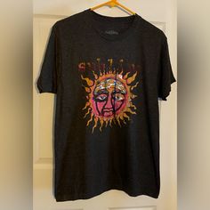 Size Large Pit To Pit- 19” Length- 27” Sublime Sun, Sublime Band, Graphic Shirts Women, Tan Shirt, Sun Logo, Sublime Shirt, Rock T Shirts, Grey Shirt, T Shirt And Shorts