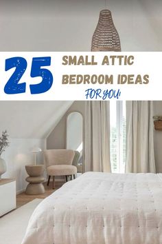 Cozy Attic Bedroom Aesthetic Cabin Inspired Bedroom, Small Attic Bedroom Designs, Farmhouse Attic, Attic Master Suite